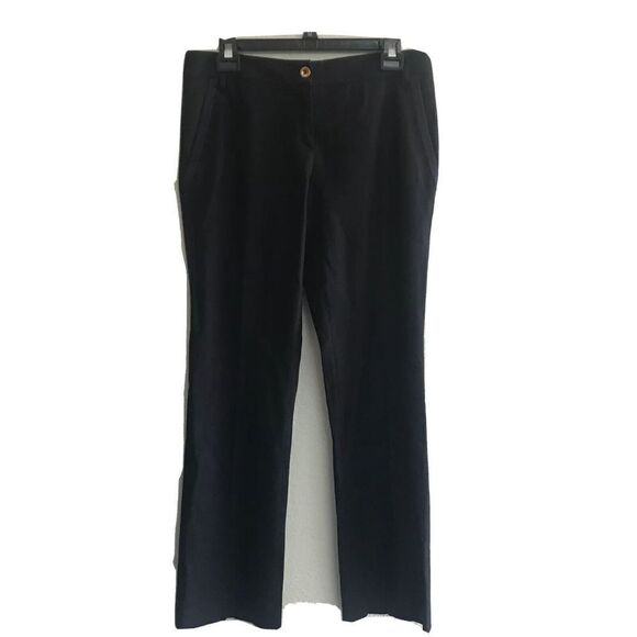 Miu Miu Women Trouser Wool Pants Straight Black 40 US 4 Pockets Zip - Picture 1 of 10